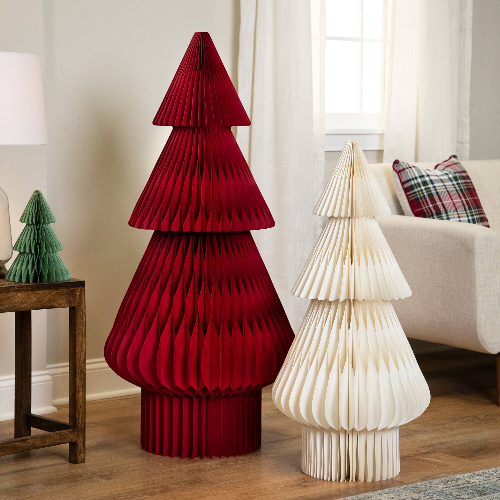 3ft. Accordion Honeycomb Foldable Paper Christmas Tree